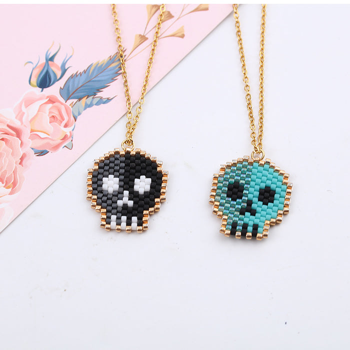 Wholesale Necklaces Titanium Steel Miyuki Cartoon Cute MOQ≥2 JDC-NE-GSACC001