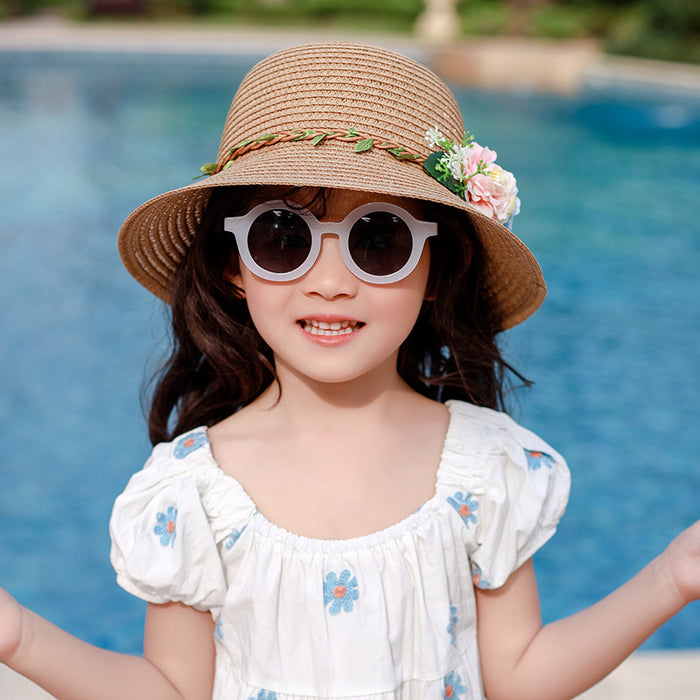 Jewelry WholesaleWholesale Beach Sunshade Parent-Child Straw Hat MOQ≥2 JDC-FH-CGuan001 Fashionhat 诚冠 %variant_option1% %variant_option2% %variant_option3%  Factory Price JoyasDeChina Joyas De China