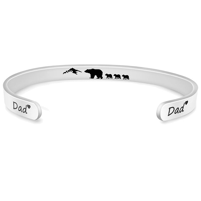 Jewelry WholesaleWholesale stainless steel bear father's Day gift Bracelet JDC-BT-ganggu008 Bracelet 钢古 %variant_option1% %variant_option2% %variant_option3%  Factory Price JoyasDeChina Joyas De China