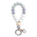 Jewelry WholesaleWholesale Silicone Beaded Wooden Bead Keychain Wristlet JDC-KC-ZhiS001 Keychains 智尚 %variant_option1% %variant_option2% %variant_option3%  Factory Price JoyasDeChina Joyas De China