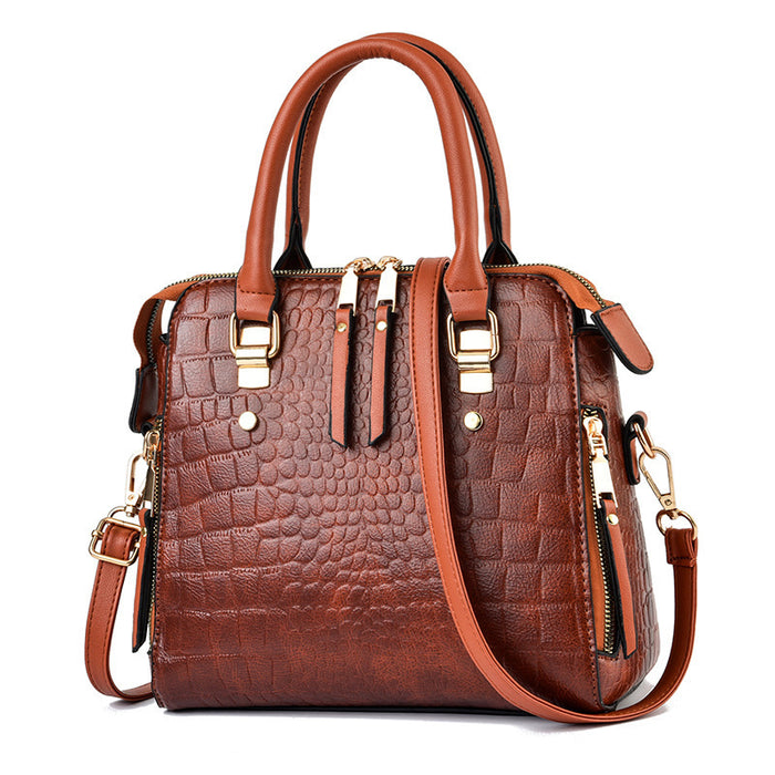 Wholesale Shoulder Bag PU Crocodile Pattern Handheld Diagonal JDC-SD-Baao002