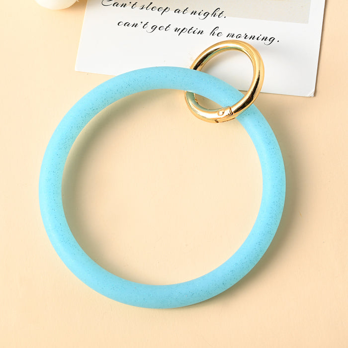 Wholesale Silicone Wristlet Keychain JDC-KC-HYi006