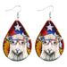 Jewelry WholesaleWholesale US National Day Stars and Stripes Sunflower Eyes Animal Leather Earrings JDC-ES-KDL002 Earrings 坎德拉 %variant_option1% %variant_option2% %variant_option3%  Factory Price JoyasDeChina Joyas De China