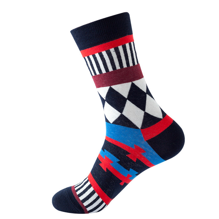 Wholesale Cotton Mid Tube Men's Socks JDC-SK-XinXi006