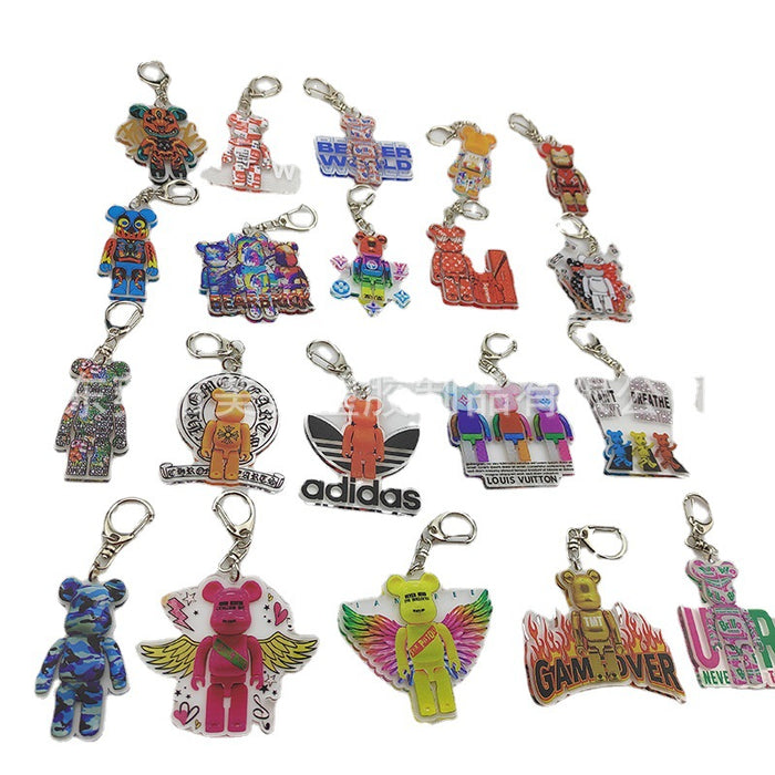 Wholesale Random Cartoon Acrylic Keychain (M) MOQ≥2 JDC-KC-MeiYu004