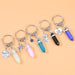 Jewelry WholesaleWholesale Angel Crystal Hexagon Pillar Alloy Keychain JDC-KC-Cy002 Keychains 纯影 %variant_option1% %variant_option2% %variant_option3%  Factory Price JoyasDeChina Joyas De China