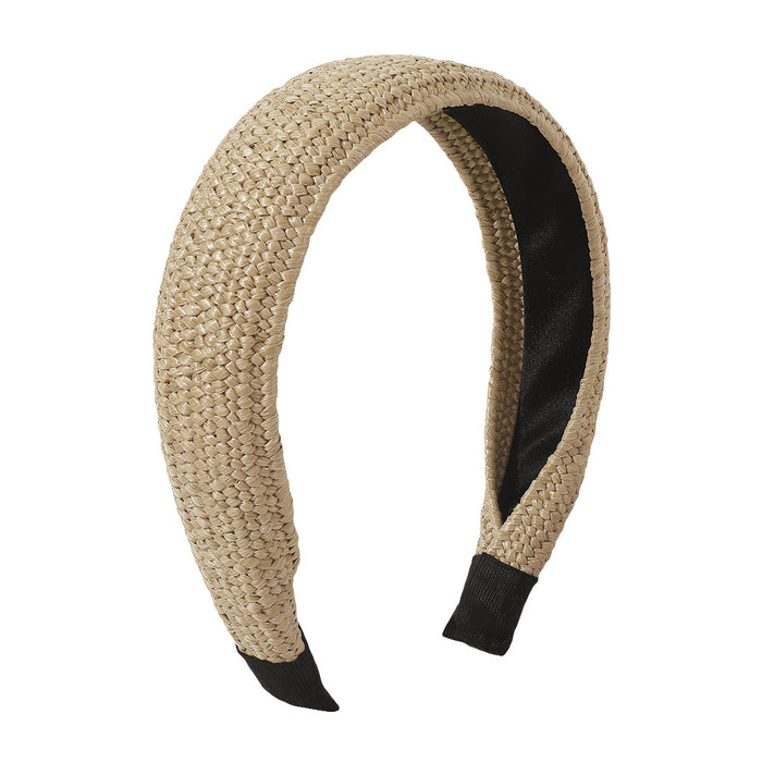 Wholesale Headband Raffia Woven Boho JDC-HD-QianDi008