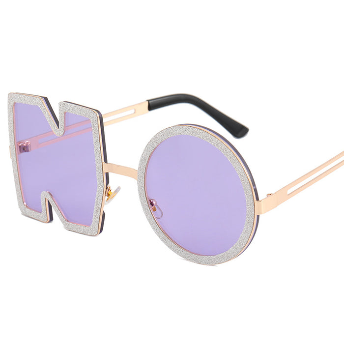 Wholesale AC Lens Letter Trend Ocean Sheet Ladies Sunglasses JDC-SG-YuH010