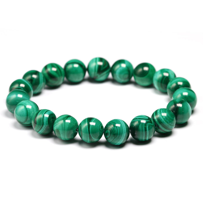 Wholesale Natural Apatite Beaded Bracelet Round Beads Loose Beads Finished Bracelet JDC-BT-liehuo001