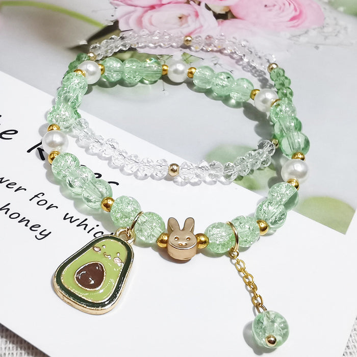 Wholesale summer fresh glass popping crystal bracelet JDC-BT-LiM010