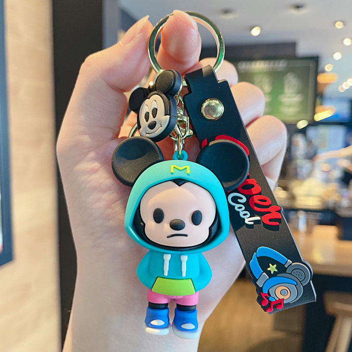 Wholesale Keychains For Backpacks cartoon keychain cute pvc doll car keychain JDC-KC-JG239