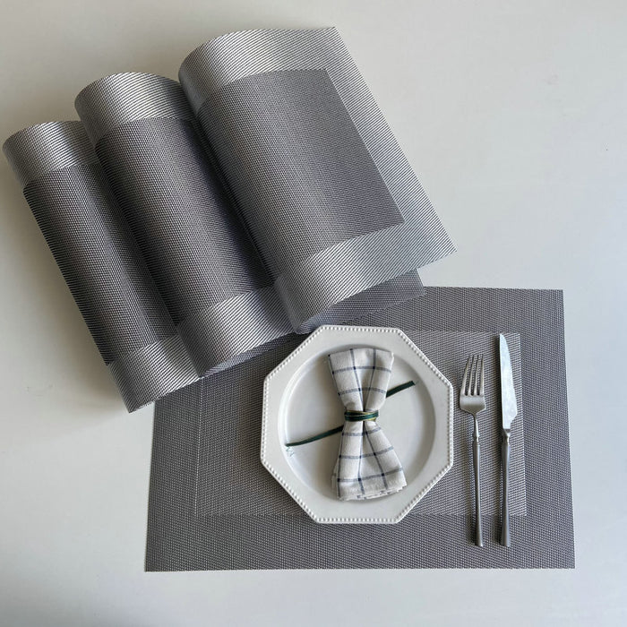 Wholesale PVC placemats waterproof and anti-scald dining table mat MOQ≥2 JDC-PS-Chaodu002