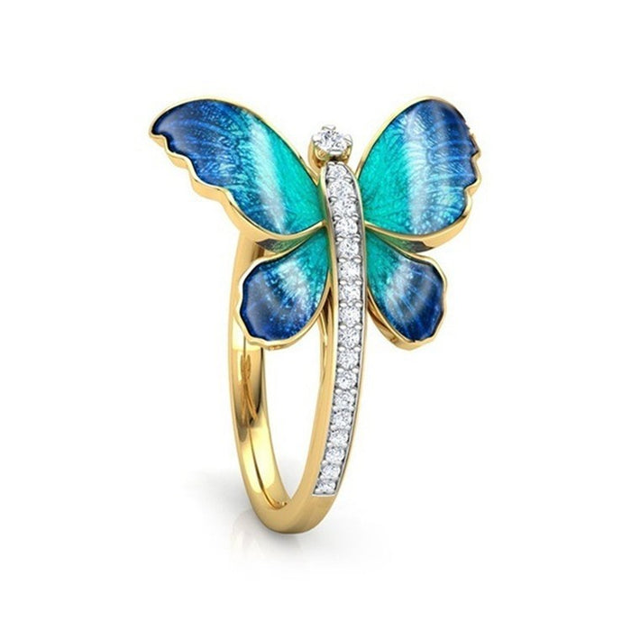 Wholesale Butterfly Dragonfly Series Combination Ring JDC-RS-ChenR052