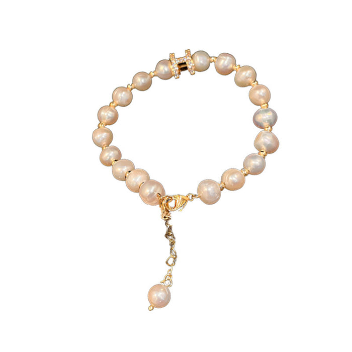 Wholesale Bracelet Pearl Diamond Premium Bracelet MOQ≥2 JDC-BT-WeiM001