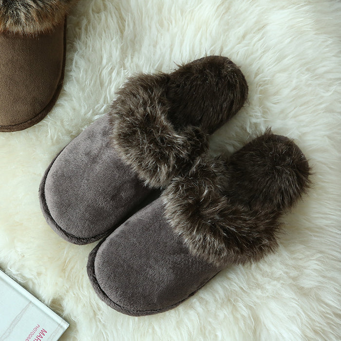 Wholesale Winter Anti-Slip Rubber Sole Slippers JDC-SP-Futai002