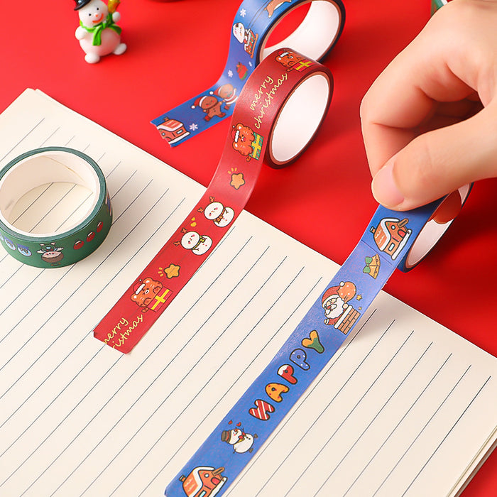 Wholesale tape paper paper cartoon christmas MOQ≥2 JDC-TP-dichen002