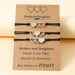 Jewelry WholesaleWholesale Mother's Day Parent-Child Card Stainless Steel Heart Shape Hand-Woven Bracelet JDC-BT-LanT005 Bracelet 阆天 %variant_option1% %variant_option2% %variant_option3%  Factory Price JoyasDeChina Joyas De China