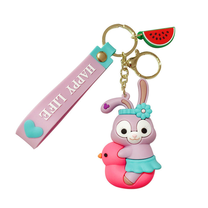 Wholesale Keychains For Backpacks Cartoon PVC Cute Keychain (M) JDC-KC-OShi024