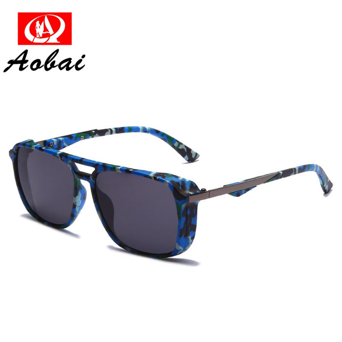 Wholesale Sunglasses PC Metal Retro Square Frame JDC-SG-AoB009