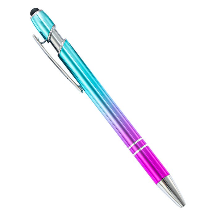 Wholesale Ballpoint Pen Metal Touch Screen Gradient Color Push Gel Pen JDC-BP-HongD004