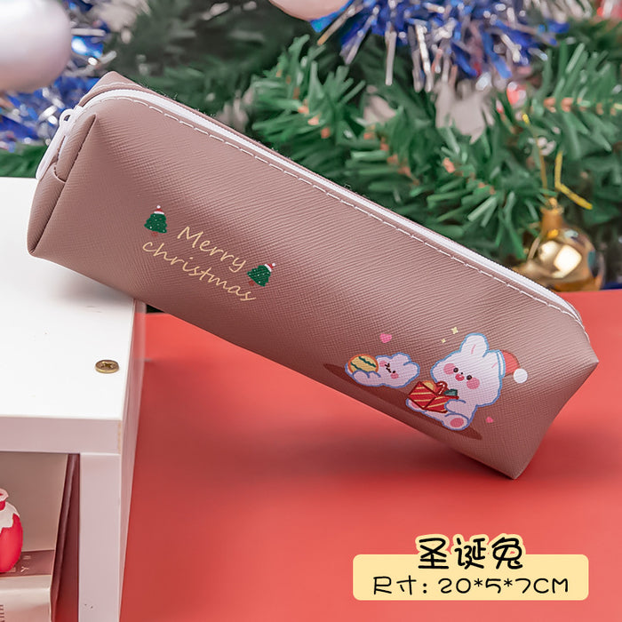 Wholesale pencil case cloth christmas cartoon MOQ≥2 JDC-PB-dichen001