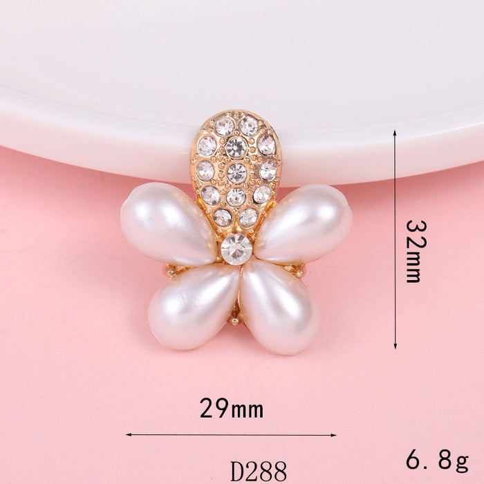 Jewelry WholesaleWholesale slippers zinc alloy hole shoes pearl DIY accessories JDC-DIY-GeL001 DIY 弋恋 %variant_option1% %variant_option2% %variant_option3%  Factory Price JoyasDeChina Joyas De China