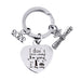 Jewelry WholesaleWholesale Stainless Steel Heart Shape Graduation Season Gift Metal Keychain JDC-KC-GangGu018 Keychains 钢古 %variant_option1% %variant_option2% %variant_option3%  Factory Price JoyasDeChina Joyas De China