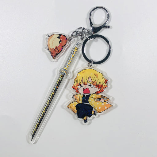 Jewelry WholesaleWholesale Acrylic Double Sided Pendant Keychain Tanjiro Key Ring (M) JDC-KC-TMMY003 Keychains 彤迷漫亚 %variant_option1% %variant_option2% %variant_option3%  Factory Price JoyasDeChina Joyas De China