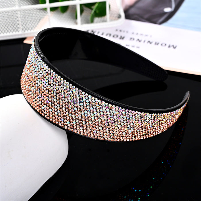 Jewelry WholesaleWholesale full diamond wide side with toothed non-slip diamond set diamond hair band JDC-HD-YingY003 Headband 迎源 %variant_option1% %variant_option2% %variant_option3%  Factory Price JoyasDeChina Joyas De China