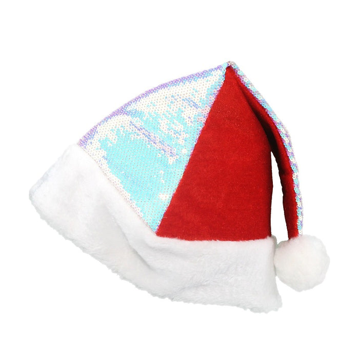 Wholesale Hat Acrylic Christmas Flip Sequins Two Colors MOQ≥2 JDC-FH-WMing001