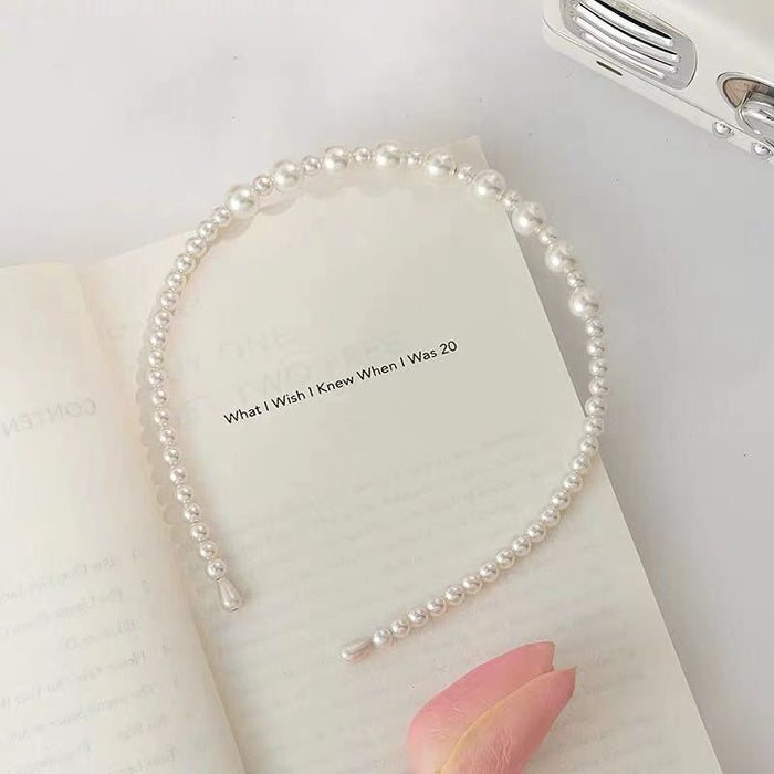 Jewelry WholesaleWholesale Girl Layer Bridal Pearl Bow Headband JDC-HD-aicc001 Headband 爱瞅瞅 %variant_option1% %variant_option2% %variant_option3%  Factory Price JoyasDeChina Joyas De China