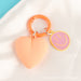 Jewelry WholesaleWholesale peach smiley face car keychain pendant MOQ≥2 JDC-KC-MXiong006 Keychains 萌熊 %variant_option1% %variant_option2% %variant_option3%  Factory Price JoyasDeChina Joyas De China