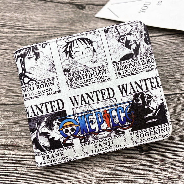 Wholesale creative youth graffiti creative wallet men's short ultra-thin JDC-WT-Wenche001