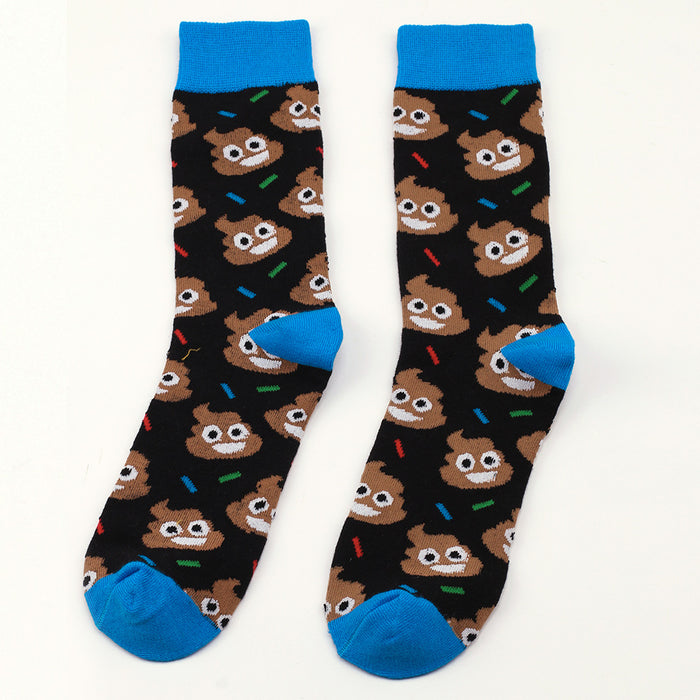 Wholesale Socks Cotton Funny Cartoon Frog Medium Tube MOQ≥3 JDC-SK-XQ006