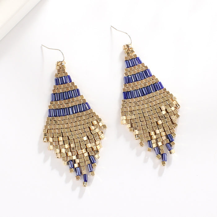 Jewelry WholesaleWholesale Vintage Ethnic Boho Tassel Earrings JDC-ES-YuanQ004 Earrings 圆沁 %variant_option1% %variant_option2% %variant_option3%  Factory Price JoyasDeChina Joyas De China