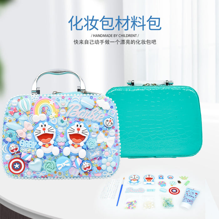 Wholesale Handmade DIY Paste Cosmetic Bag Cream Glue Portable Storage Bag JDC-HB-miaojia001