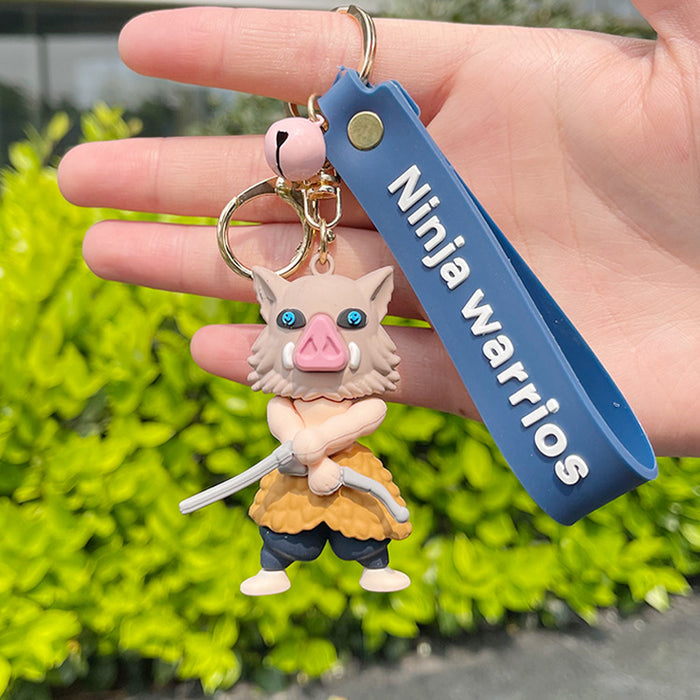 Wholesale Cute Cartoon Silicone Keychain (M) JDC-KC-XiangYi009