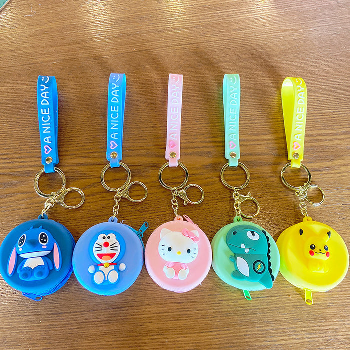 Wholesale Cute Silicone Cartoon Kids Key Chain Pendant JDC-KC-YDao008