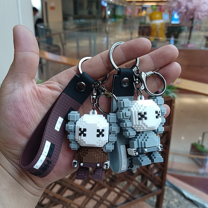 Jewelry WholesaleWholesale personality building block key chain car doll doll JDC-KC-YChaang007 Keychains 亿昌 %variant_option1% %variant_option2% %variant_option3%  Factory Price JoyasDeChina Joyas De China