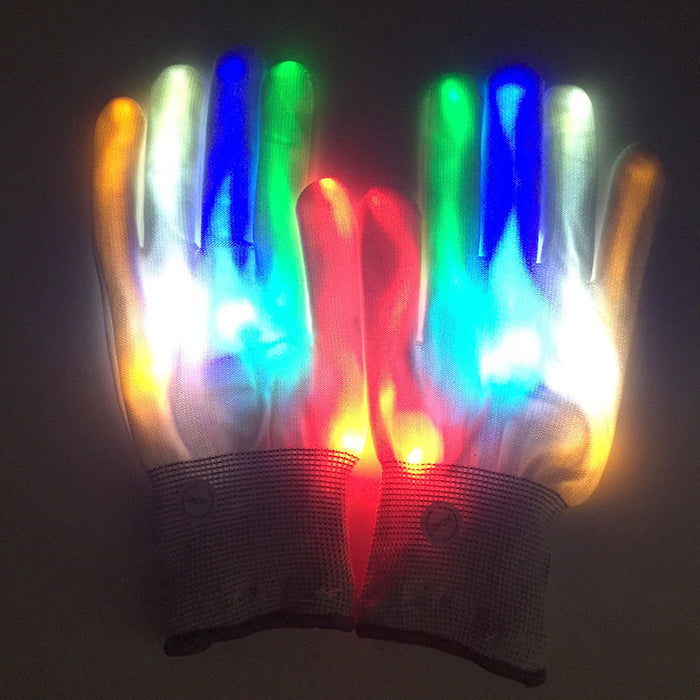 Wholesale Toy Halloween Glowing Gloves Led Glitter MOQ≥2 JDC-FT-Huand001