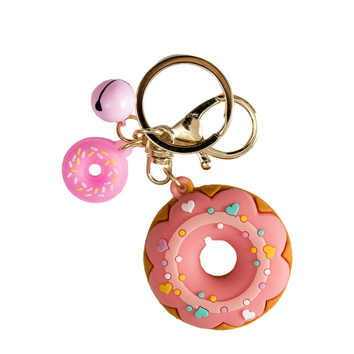 Jewelry WholesaleWholesale cartoon cute donut keychain JDC-KC-JiK004 Keychains 吉阔 %variant_option1% %variant_option2% %variant_option3%  Factory Price JoyasDeChina Joyas De China