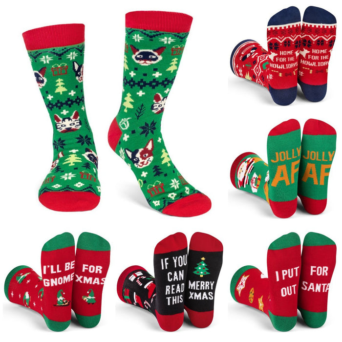 Wholesale Socks Cotton Christmas Creative Letters Socks JDC-SK-QAng013