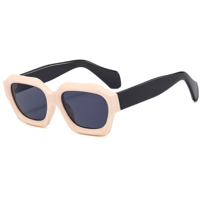 Wholesale Sunglasses PC Simple Large Frame Retro JDC-SG-BoY006