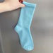 Jewelry WholesaleWholesale cotton blue mid tube socks JDC-SK-QiuEr002 Sock 秋尔 %variant_option1% %variant_option2% %variant_option3%  Factory Price JoyasDeChina Joyas De China