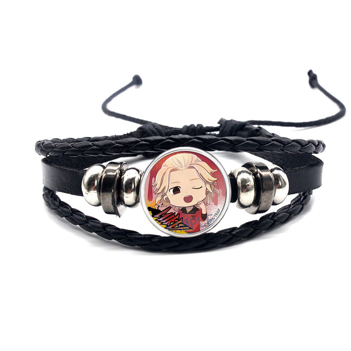 Pulsera de pulsera ajustable de caricatura al por mayor MOQ≥2 (M) JDC-BT-Yany007