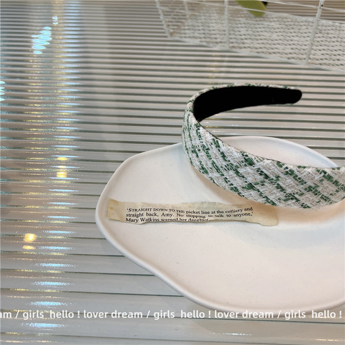 Wholesale green headband high-quality fabric all-match hair accessories  MOQ≥2 JDC-HD-Loufu001