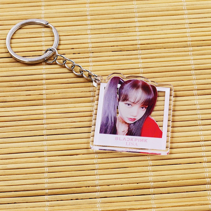 Wholesale Star Acrylic Double Sided Keychain JDC-KC-SBo005