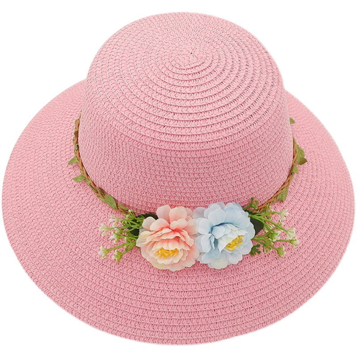 Jewelry WholesaleWholesale Beach Sunshade Parent-Child Straw Hat MOQ≥2 JDC-FH-CGuan001 Fashionhat 诚冠 %variant_option1% %variant_option2% %variant_option3%  Factory Price JoyasDeChina Joyas De China