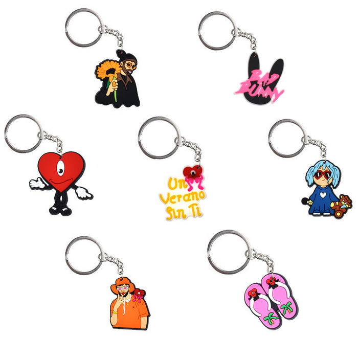 Wholesale Keychains PVC Cute Cartoon Anime(M) MOQ≥10 JDC-KC-BZYH003