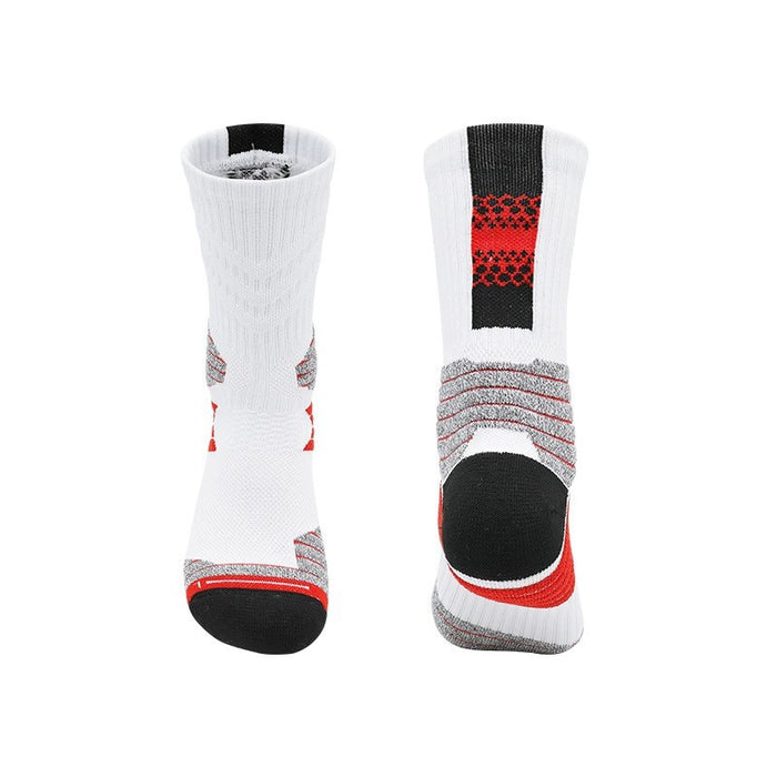 Wholesale Sock Nylon Cotton Basketball Combat Training Elite Socks Middle Tube Towel Bottom Sweat JDC-SK-MaiS010